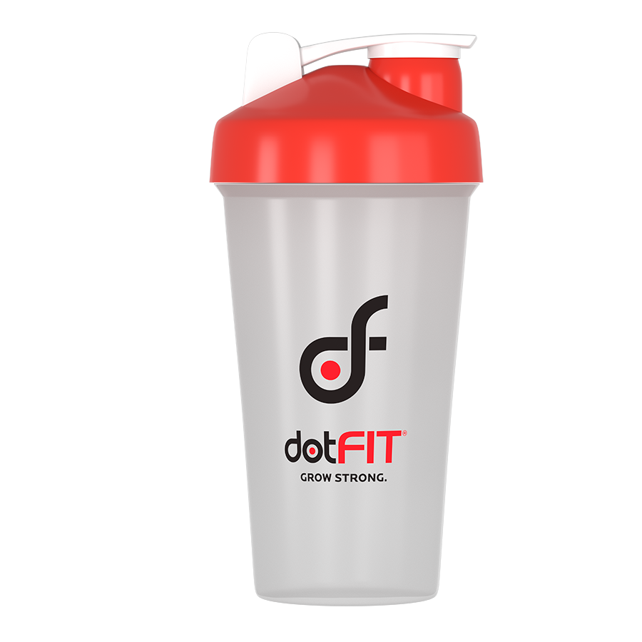 dotFIT Shaker Bottle - Red (28 oz)